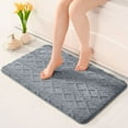 thumbnail image 4 of Bathroom Floor Mat, Soft Comfortable Fast Absorbent Non-Slip Pad, Thick Microfiber Door Kitchen Household Rug, Warm Cozy, Easy to Clean Washable Floor Mat, 4 of 6