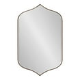thumbnail image 3 of Kate and Laurel Tyla Modern Wall Mirror, 20 x 32, Bronze, Decorative Vibrant Midcentury Peaked Mirror, 3 of 8