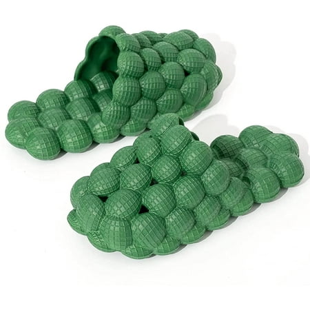 

Massage Bubble Slides Slippers for Women Men Funny Lychee Non-slip Spa Slippers Gym House Slippers Shower Bedroom Slippers Soft Pillow Stress Relief Slide Reflexology Sandals for Ladies