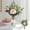 🔥 Pink_Base#831, variant on Artificial Rose Bouquet | Silk Fabric Lifelike Flowers | 7-Head Simulation Arrangement | Floor Centerpiece | White Pink Yellow Green | 14"x9" | 1 Pack | Realistic Synthetic Floral Decor
