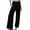 Black, variant on WRXMIJNHGSA Clothing Sales Black Soft Leggings for Women High Waist Wide Leg Palazzo Pants for Women Smocked Elastic Waist Loose Comfy Casual Pajama Pants Pockets Workout Comfy