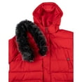 thumbnail image 4 of X RAY Jeans Mens Ski Jacket with Fur Trim, Red, 2XL, 4 of 8