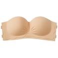 thumbnail image 2 of REORIAFEE Bandeau Bras for Women Strapless No Underwire Push up Bralette Comfortable Padded Bras S-XL, 2 of 8