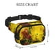 thumbnail image 4 of Fotbe Cactus Flowers Cangurera Cuadrada con Estampado de Doble Capa, Bolsa de Cintura Ajustable Mini para Hombres y Mujeres, 4 of 9