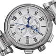 thumbnail image 4 of Men's Swiss Quartz Chronograph Silver-Tone Bracelet Watch, 4 of 5