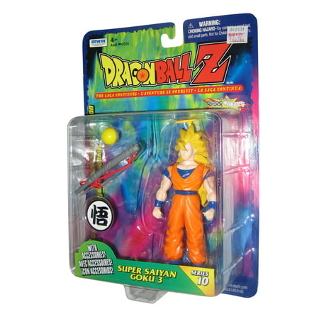 Dragon Ball Z Series 10 Super Saiyan Goku 3 (1999) Irwin Toys Figure - Walmart.com