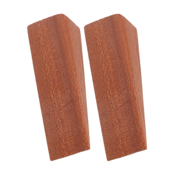 Raindrops 2-Pack Heavy Duty Wooden Door Wedges, No-Drill Installation, Door Stops for Safety and Door