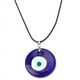thumbnail image 3 of Collar con colgante de ojo de cristal de 3 cm, joyería de cristal de ojo del diablo de Europa y América, 3 of 6