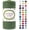 Army Green, variant on 2mm Macrame Cord, x 219yards Colored Rope Yarn, Natural Cotton Cord 3 Strands DIY Craft String for Wall Hanging, Plant Hangers, Knitting, Christmas, Wrapping (Natural)