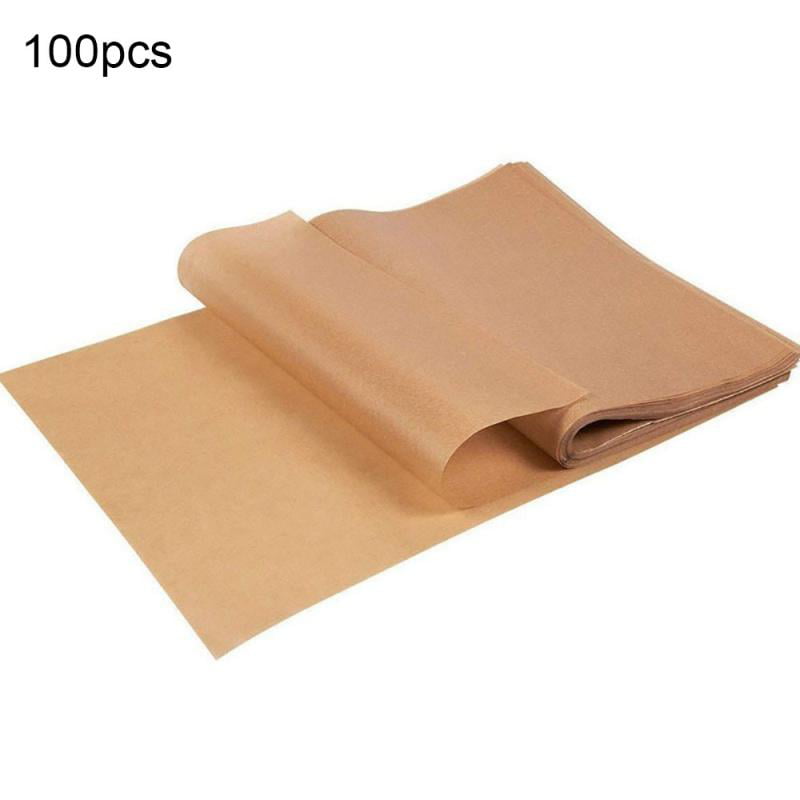 Cooking 100Pcs 12 x 16 Inch Parchment Paper Baking Sheets Non-Stick Precut Baking Paper Sheets for Cookies Meat Frying or Oven Bread