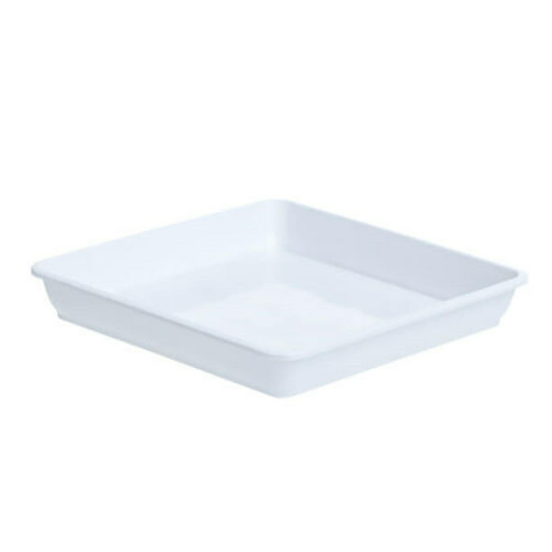 JIAYAN Square Flower Pot Indoor Outdoor Drip Trays Plant Saucer Plastic ...