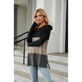 thumbnail image 2 of XCHQRTI Splicing Color Women Blouse Shirt Fall Tops Trendy Shirt Long Sleeve Casual Work Tops with Splicing Design, 2 of 4
