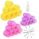 thumbnail image 1 of Hårrullar Multi-Lager Plastrullar Hårvals Tre-Lager Luggvals, 1 of 5