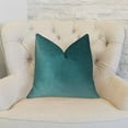 thumbnail image 2 of Plutus Contentment Peacock Handmade Throw Pillow, (Double sided 26" x 26"), 2 of 2