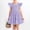 Purple, variant on Easter Dresses Short Sleeved Small Floral Princess Style Girls Summer Dress for Teens Casual Spring Dress (White,1-2 Years)