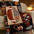 thumbnail image 2 of Football Blanket for Boys Cozy Warm Fluffy Football Fleece Throw Blanket Plush Soft Football Stuff Decor Sports Lightweight Flannel Gifts Blankets for Adult Kids 50"X40", 2 of 6