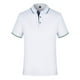 thumbnail image 1 of Camiseta de verano de 3 botones para hombre, suave, cómoda, a la moda, transpirable, camisa de manga corta para hombre, color blanco, 4XL, 1 of 12