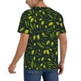 thumbnail image 2 of Fotbe Green Branch Olive Baseball Jersey Shirt for Men and Women, Casual Short Sleeves Button Down T-Shirt-3X-Large, 2 of 9
