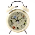 thumbnail image 1 of Reloj despertador con forma de flor colorida, doble campana, que no hace tictac, 1 of 1