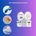 thumbnail image 4 of Redi-Medic Emergency First Aid Adult Compact Mask w/O2 Inlet, Hard Case, Gloves, Wipers, Made in Canada, 4 of 8