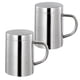 thumbnail image 1 of Taza de café de acero inoxidable con tapa y asa, 14 oz, 100% libre de BPA, la taza de café de viaje de campamento de dos pisos es firme e irrompible, el café / té es más caliente, la, 1 of 6