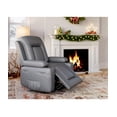thumbnail image 4 of Garvee Oversized Lift Recliner Chair,  with Heat, Massage, Adjustable, Gray, 4 of 6