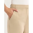 thumbnail image 5 of Sofia Jeans Women's and Women's Plus Linen Blend Wide Leg Pants, 32" Inseam, Sizes 0-28W, 5 of 5