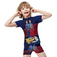 thumbnail image 4 of Henry Danger Boys Two Piece Swimsuit Kids Swimwear Set Short Sleeve Bathing Suit Trunks And Shirt, 4 of 7
