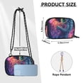 thumbnail image 4 of FORMRS Mini Crossbody Bag for Women Adjustable Shoulder Rope Travel Casual Phone Purse, Space Astronaut, 4 of 7