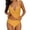 Yellow, variant on Zpzdpjkx Womens Tankini Swimsuits High Waisted Ruched Cutout V Neck Modest Bathing Suits Yellow XL