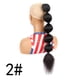 thumbnail image 5 of Fiudx Peluca Extensión de Cabello Rubio, Elegancia Elegante, con Trenza de Burbujas Suave, Envoltura Protectora Larga, para Uso Diario En Cosplay, Accesorio de Moda para Mujer, Fácil Instalación., 5 of 5