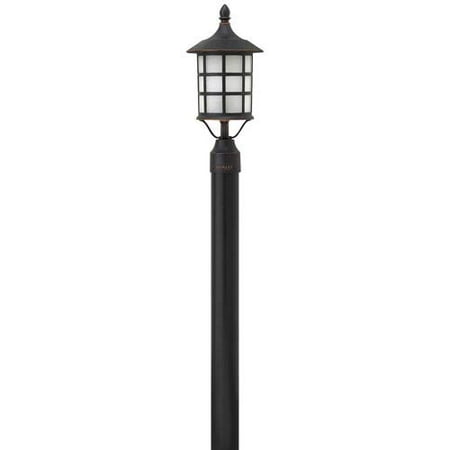 Rustic Bronze Outdoor Post Mount - Hillgate Bronzed Copper Eight-Inch One-Light Outdoor Post Mount