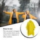 thumbnail image 5 of Cateissary Chubasquero largo con bolsillo, chaqueta impermeable para la lluvia, ropa impermeable portátil, abrigo multiusos, traje para exteriores, Paraguas de lluvia Amarillo Cateissary HA067448-01, 5 of 6