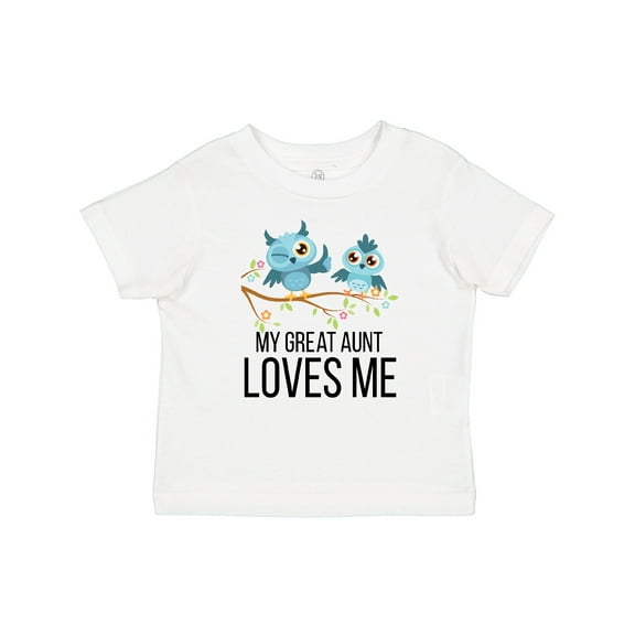 Inktastic Owls My Great Aunt Loves Me Boys or Girls Baby T-Shirt