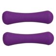 thumbnail image 4 of Minkissy 2pcs Ergonomic Design Dumbbell Purple PVC Arm Toning for Home Use, 4 of 8