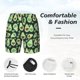 thumbnail image 3 of Balery Avocado Heart Bañador para hombre, shorts de playa de secado rápido con entrepierna y forro de compresión-Medium, 3 of 6