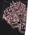 thumbnail image 5 of MAOQHI Womens Pants Retro Embroidered Street Fashion Wide Leg Casual Denim Pants Loose Hop Trousers, 5 of 6