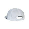 thumbnail image 3 of Top Headwear Men's Snapback Rope Hat - 5 Panel Retro Classic Cap, White, 3 of 4