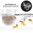 thumbnail image 4 of Petite tasse d'alimentation en verre cristal pour plantes et vers rouges pour aquarium (S), 4 of 4