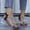 Black, variant on KIJBLAE Women's Rhinestone Butterfly Heeled Sandals, Open Toe with Transparent Block Heel, Glam Comfort Footwear Brown 36