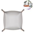 thumbnail image 1 of Leather Valet Tray For Men Jewelry Organizer, Desktop Storage,Key Wallets Cell Phones Catchall Tray, 1 of 5