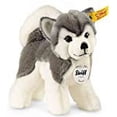 thumbnail image 3 of Steiff Bernie Husky Plush, Grey/White, 3 of 3