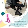 thumbnail image 4 of yingyy 1 Paire de Chaussettes Hautes 52 cm Élasticité Style Preppy Chaussettes Hautes Cosplay Rose Rouge 1Ensemble, 4 of 6