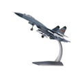 thumbnail image 4 of Adorno de mesa con modelo de avión de chino J11 a escala 1:72 con soporte de exhibición para colección de aviones, 4 of 9