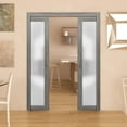 thumbnail image 3 of Modern Double Pocket Closet Glass Doors 64 x 80, 3 of 5
