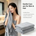 thumbnail image 4 of PoyoKee Thick Bath Towels, Cotton Woven Fabric Towels for Bathroom, Bath Sheets for Home Showers Gym Lockers Hotel, 4 of 9