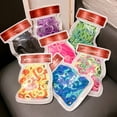 thumbnail image 4 of 100PCS Solid Color Hair Tie No Damage Elastic Hair Band Ponytail Holder with Bag, 4 of 10