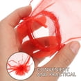 thumbnail image 4 of Greenadscape 100Ud Bolsas Pequeñas De Organza Rojas Para Envoltura De Regalo Con Y Ligero, 4 of 6