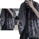 thumbnail image 5 of Camisa de manga corta de seda estampada, cómoda y transpirable, camisa de seda de hielo para hombre, para trabajar, 5 of 8
