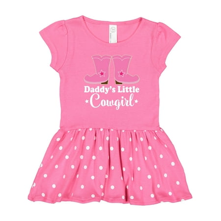 

Inktastic Daddys Little Cowgirl Gift Toddler Girl Dress